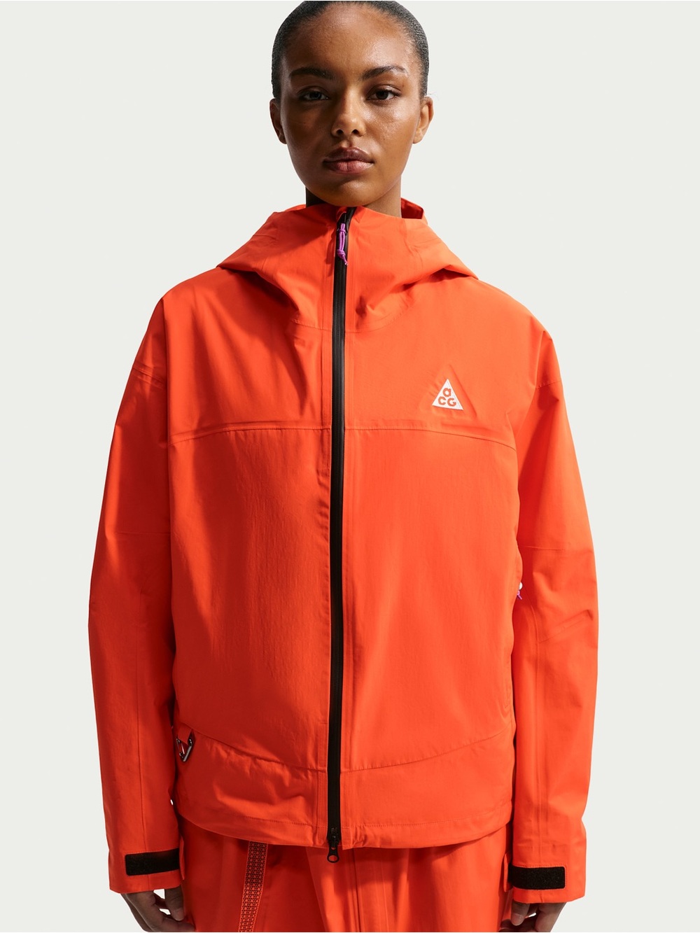 $180 Nike ACG Cascade Rains Storm-FIT Jacket Women’s XXLarge Orange NWT